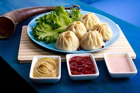 Буузы конина, свинина