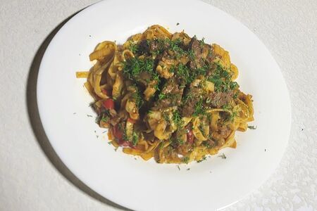 Лагман цомян со свининой