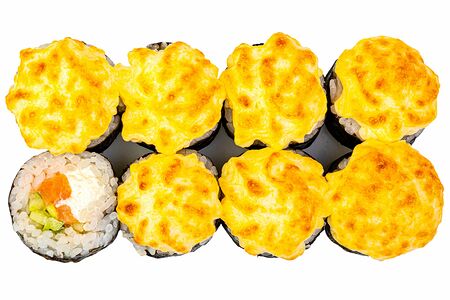 Запеченный с лососем