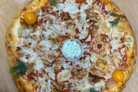 Пицца с курицей