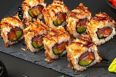 Ролл Бонито спешл лосось с тунцом Bony