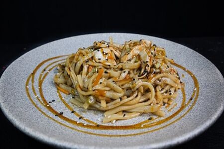 Удон с курицей