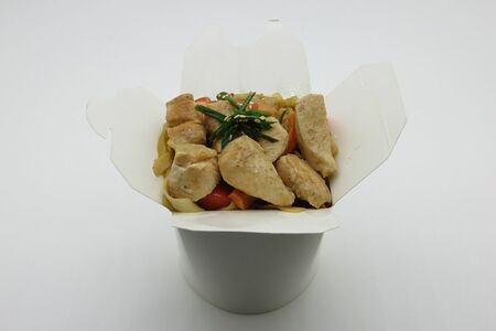 Лапша с курицей