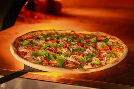 Пицца с бараниной