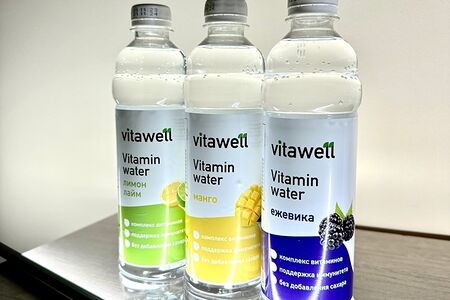 Витаминная вода Vitawell Ежевика