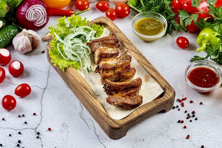 Шашлык из свиных ребер