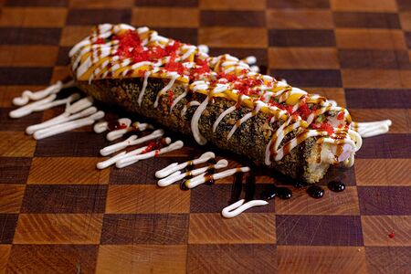 Хот-дог ролл с креветкой