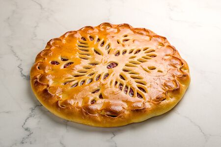 Пирог Яблоко Вишня