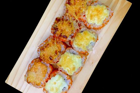 Запеченный с креветкой