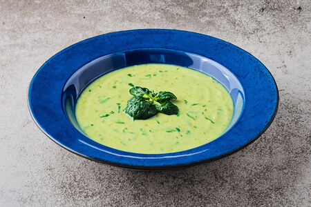 Нежный крем-суп со шпинатом