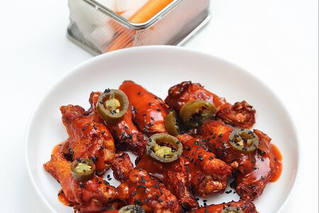 Крылышки в остро-сладком соусе