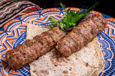 Люля-кебаб из свинины и говядины