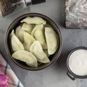 Вареники с картофелем, грибами и луком (замороженные)