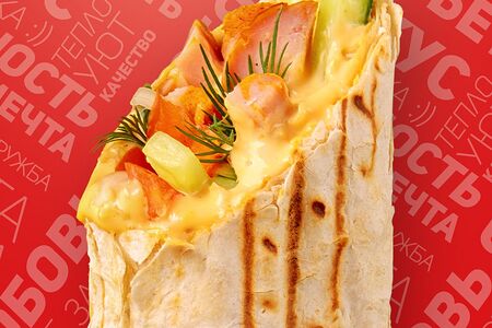 Шаурма с копчёной курицей