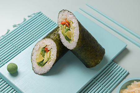 Суширрито с овощами