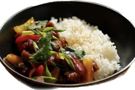 Свинина в кисло-сладком соусе