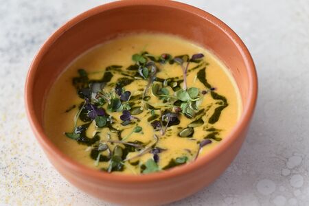 Суп тыквенный на кокосовых сливках