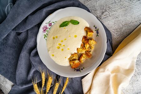 Крем-суп капучино грибной