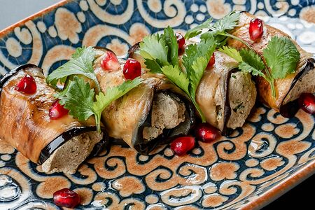 Бадриджани с ореховой пастой