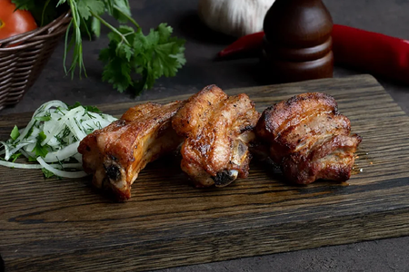 Шашлык из свиных ребрышек