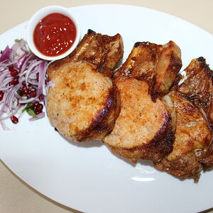 Шашлык из свинины на кости