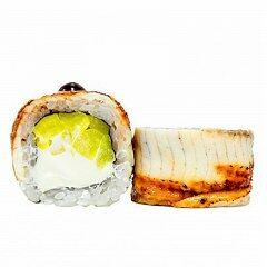 Сливочный угорь с манго