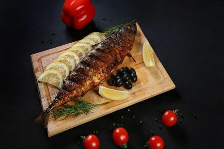 Скумбрия на мангале