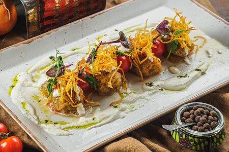 Мини-голубцы с кроликом