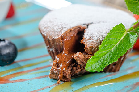 Шоколадный фондан