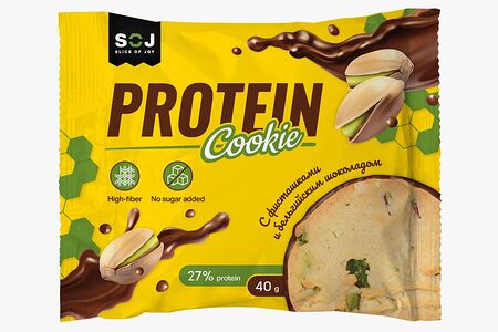 Печенье фисташка и шоколад