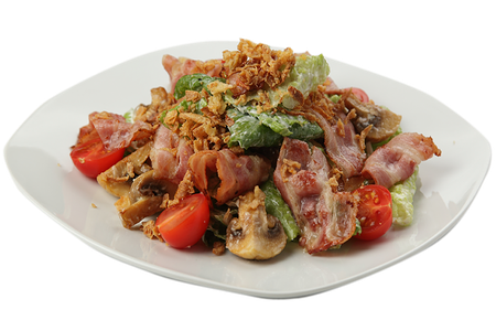 Салат с беконом