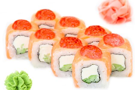 Запеченный с лососем