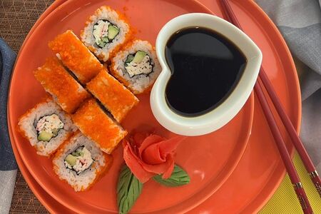 Калифорния с крабом