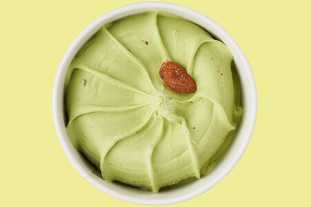 Мороженое Зеленый чай Матча с миндалём