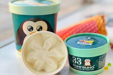 Мороженое Пломбир в стаканчике