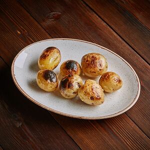 Молодой картофель на углях