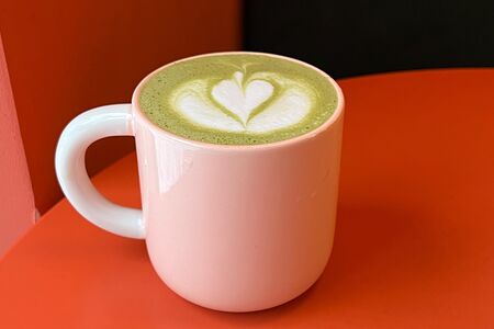 Матча латте на кокосовом молоке