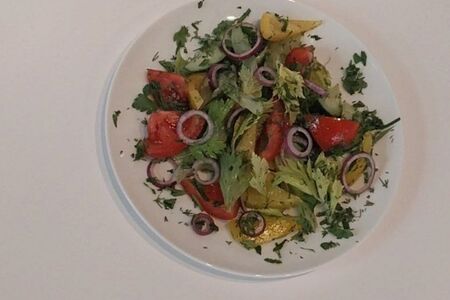 Салат овощной уйгурка