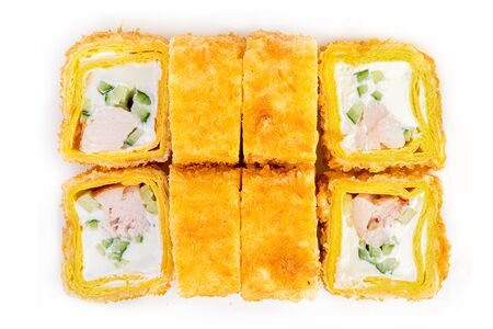 Тортилья темпура с курицей