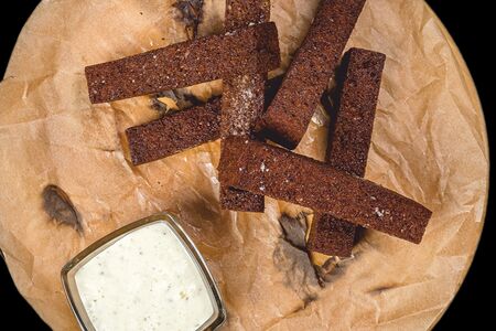 Гренки чесночные