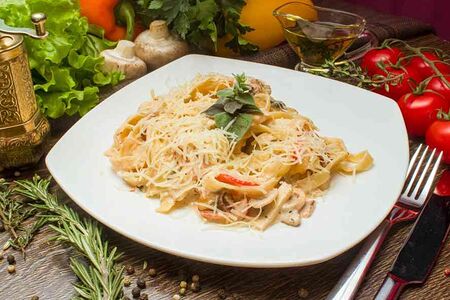 Паста с овощами