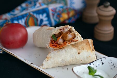 Шаурма с креветками