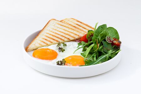 Глазунья из двух яиц