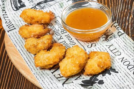 Креветки в панировке