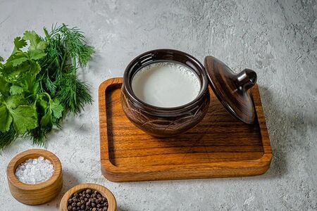 Мацони в горшочке