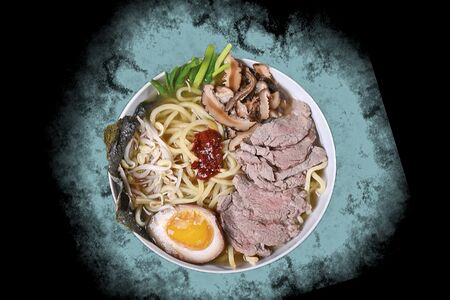 Рамен с телятиной