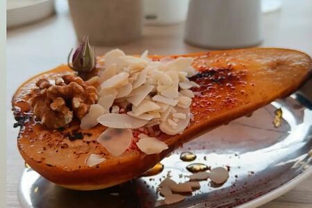 Груша с творогом