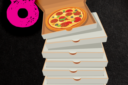 Восемь пицц сет