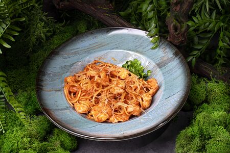 Паста с креветками