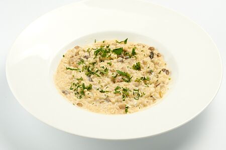 Ризотто с курицей и грибами